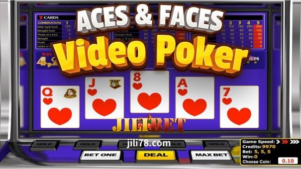 Ang pinagkaiba ng Aces and Faces video poker sa ibang mga laro ay isa itong larong nag-iisang manlalaro