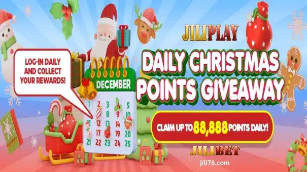 JILIBET Daily Christmas Points GIVEAWAY!