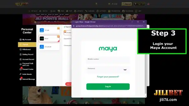 Hakbang 3: Mag-sign in sa iyong Maya account at i-click ang Mag-sign In