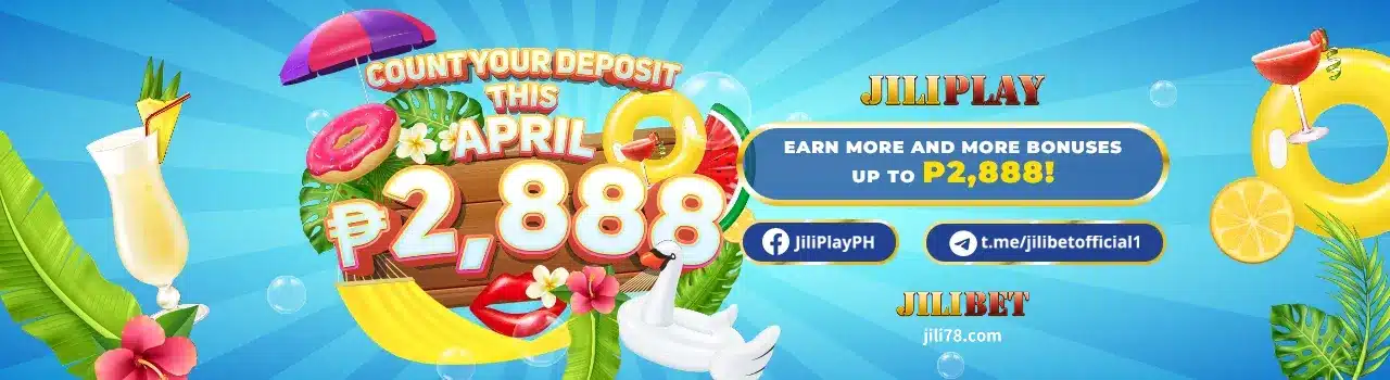 JILIBET April Deposit Count Bonus