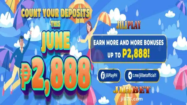 JILIBET June Deposit Count Bonus